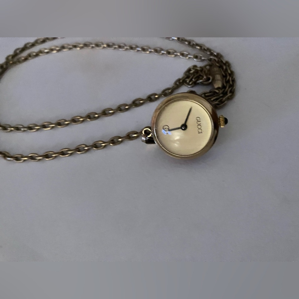 Vintage Gucci Necklace Watch
